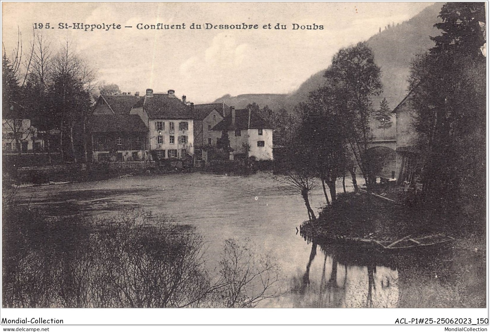 ACL P1-25-0076 - ST HIPPOLYTE -confluent Du Dessoubre Et Du Doubs - Saint Hippolyte