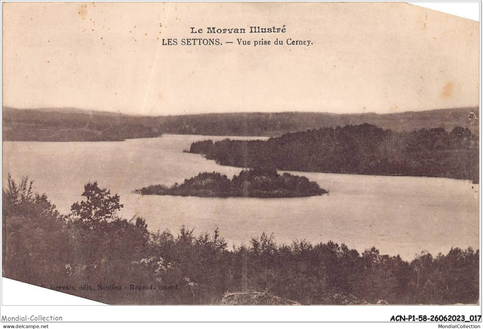 ACNP1-58-0010 - LES SETTONS - Vue Prise Du Cerney - Montsauche Les Settons