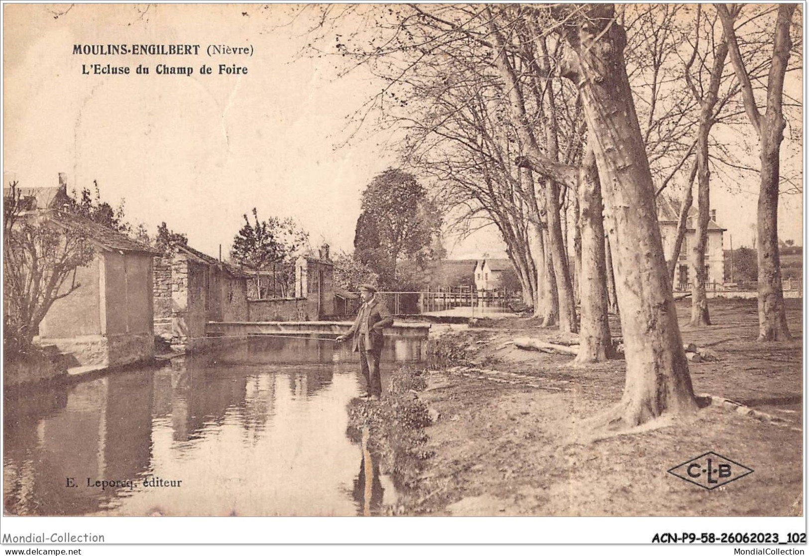 ACNP9-58-0792 - MOULINS-ENGILBERT - L'écluse Du Champ De Foire  - Moulin Engilbert