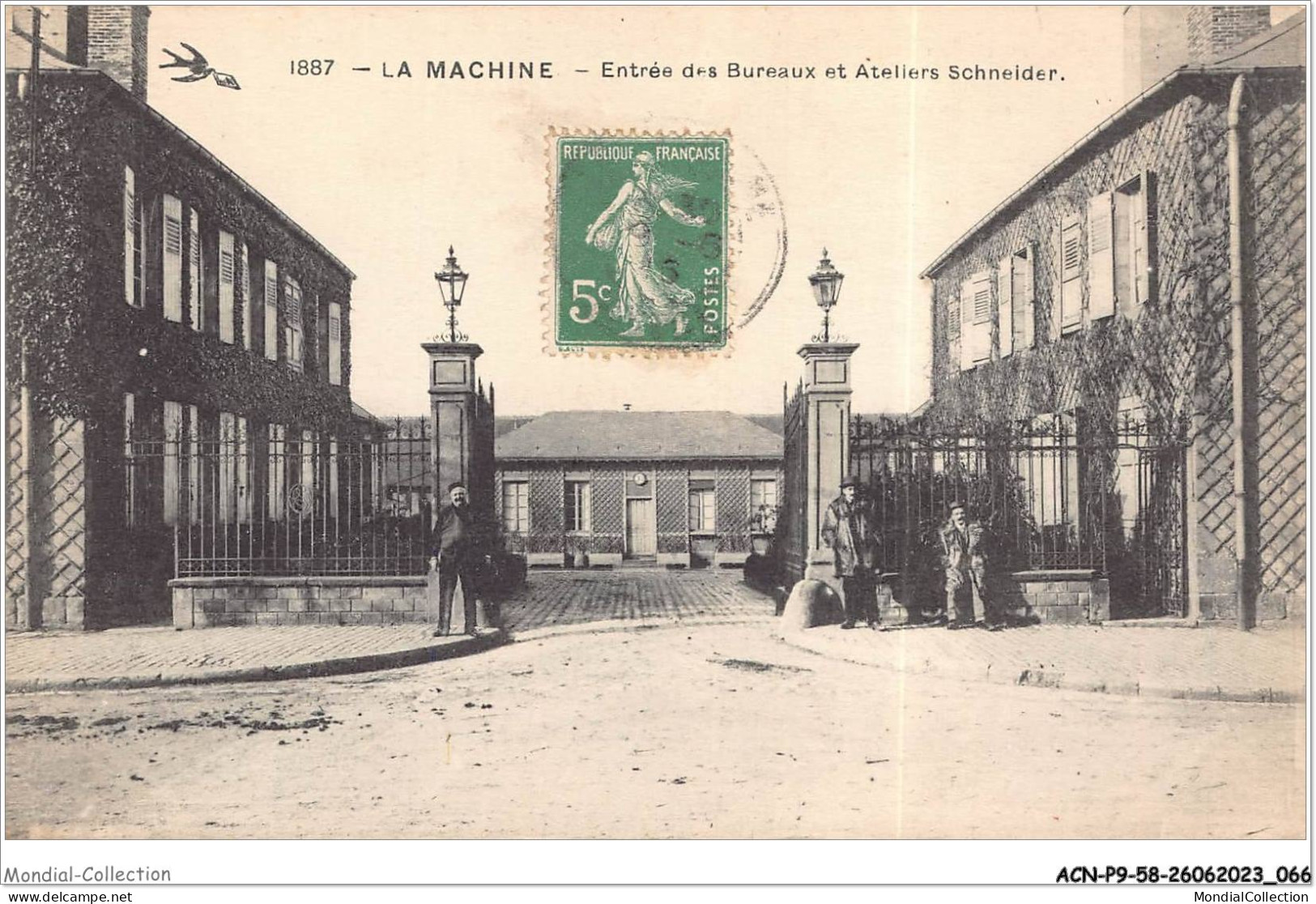 ACNP9-58-0774 - LA MACHINE - Entrée Des Bureaux Et Ateliers Schneider  - La Machine
