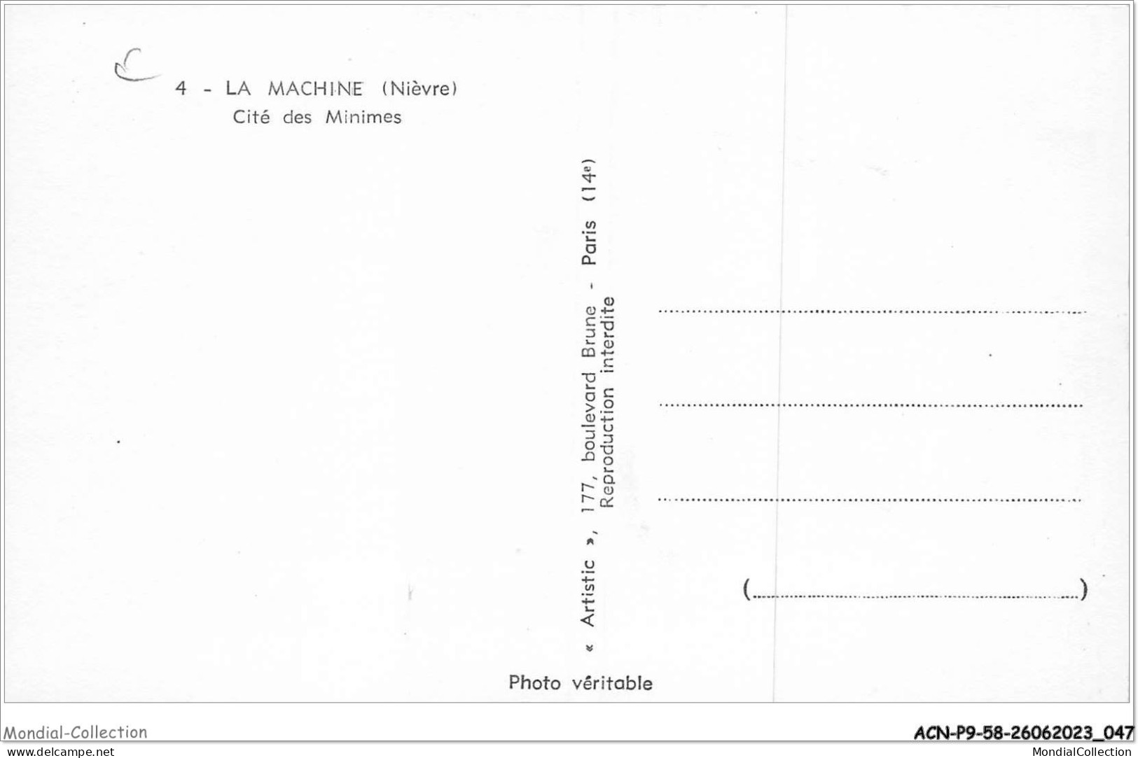 ACNP9-58-0764 - LA MACHINE - Cité Des Minimes  - La Machine