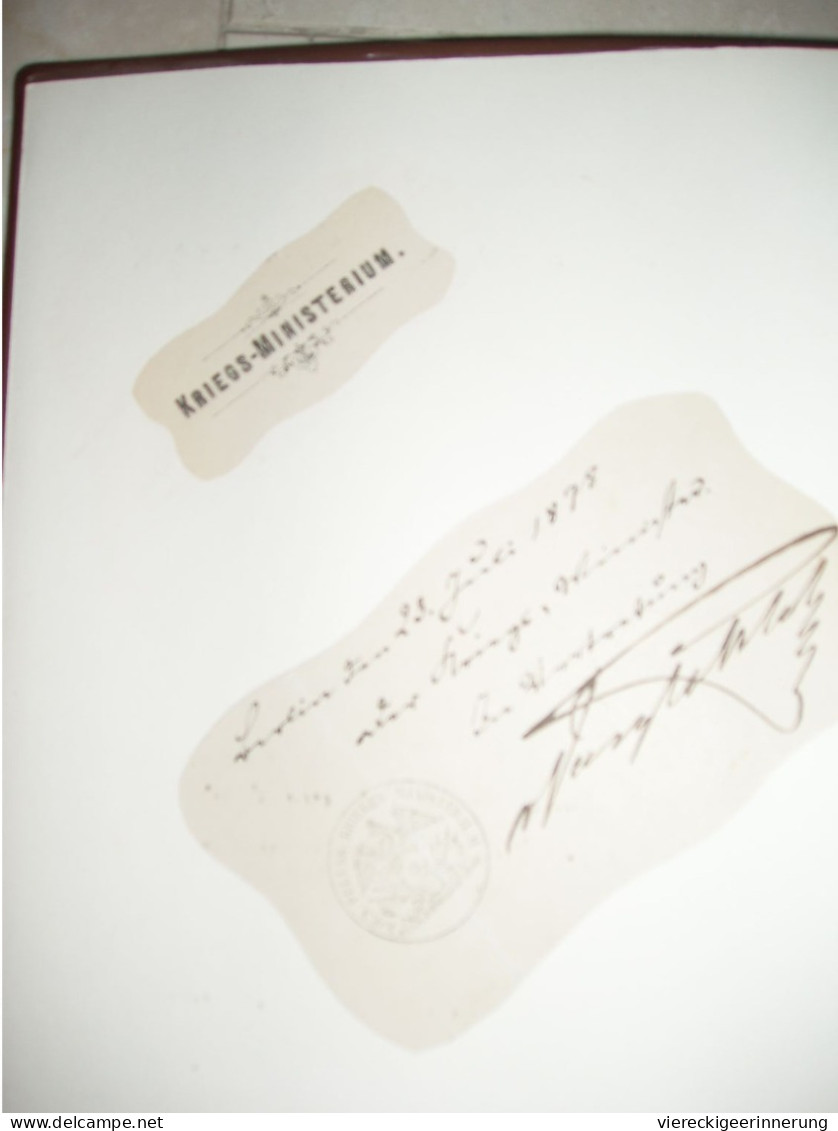 ! 36 Autographen, Autografen meist eingeklebt im Album, Militär, dt. Reich, 1875-1900 u.a. Generale, Militaria, Hannover
