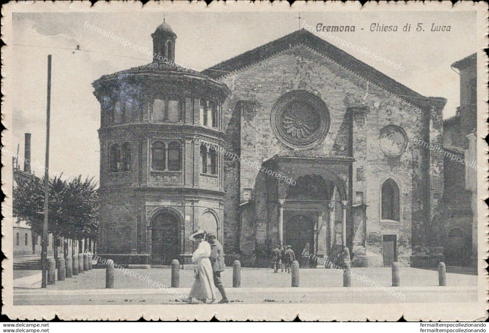 Ai200 Cartolina Cremona Citta' Chiesa Di S.luca Scollata - Cremona