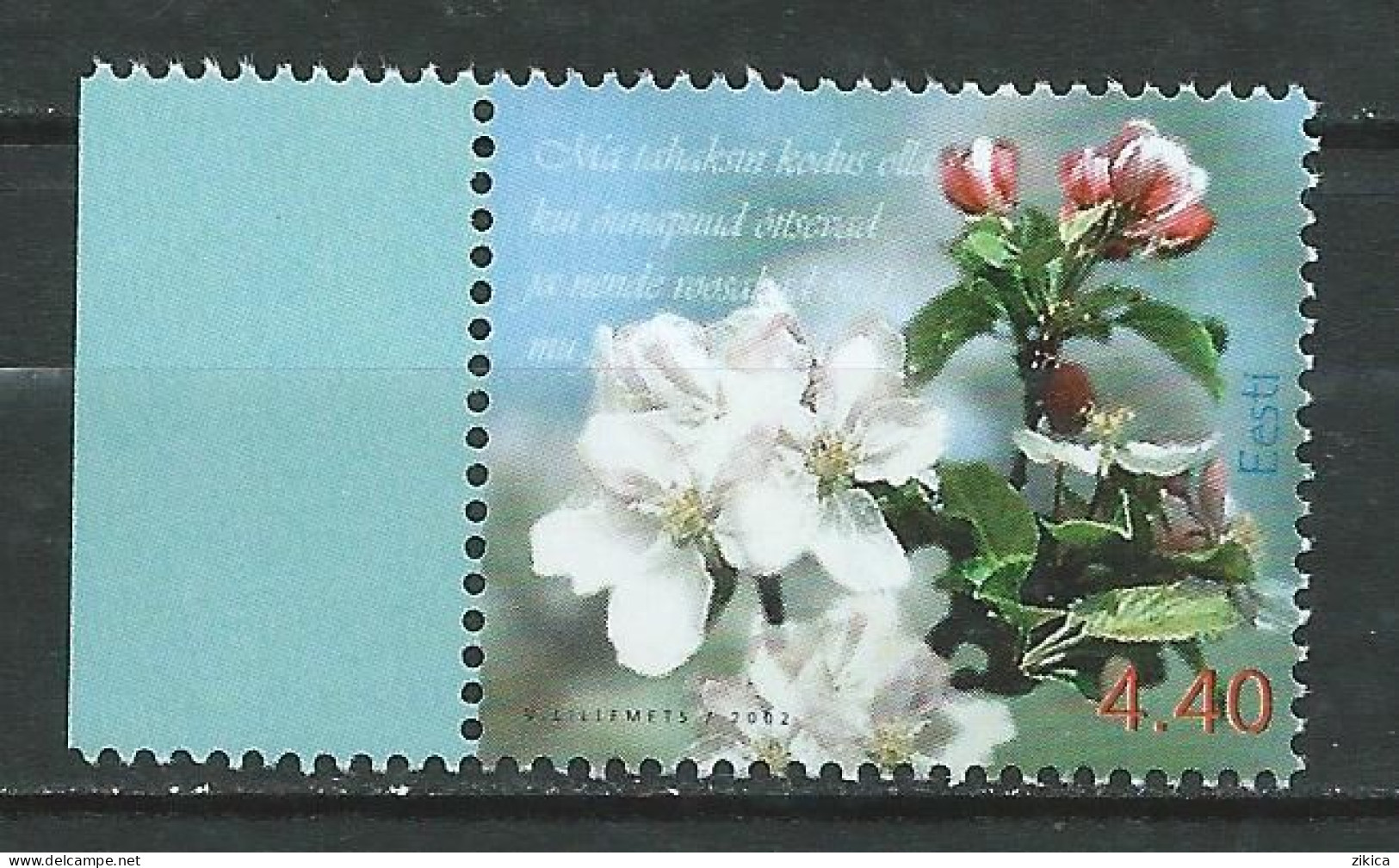 Estonia 2002 Spring.apple Flower. MNH** - Estland
