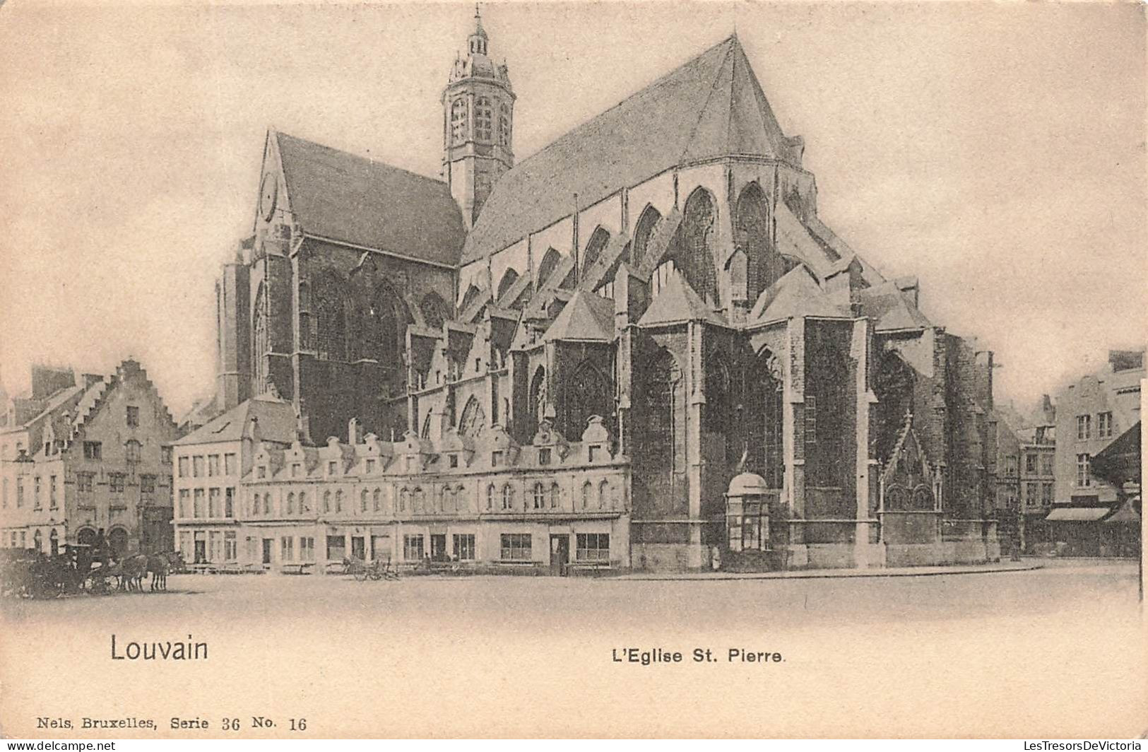 BELGIQUE - Louvain - Vue Générale De L'extérieur De L'église St Pierre  - Carte Postale Ancienne - Leuven