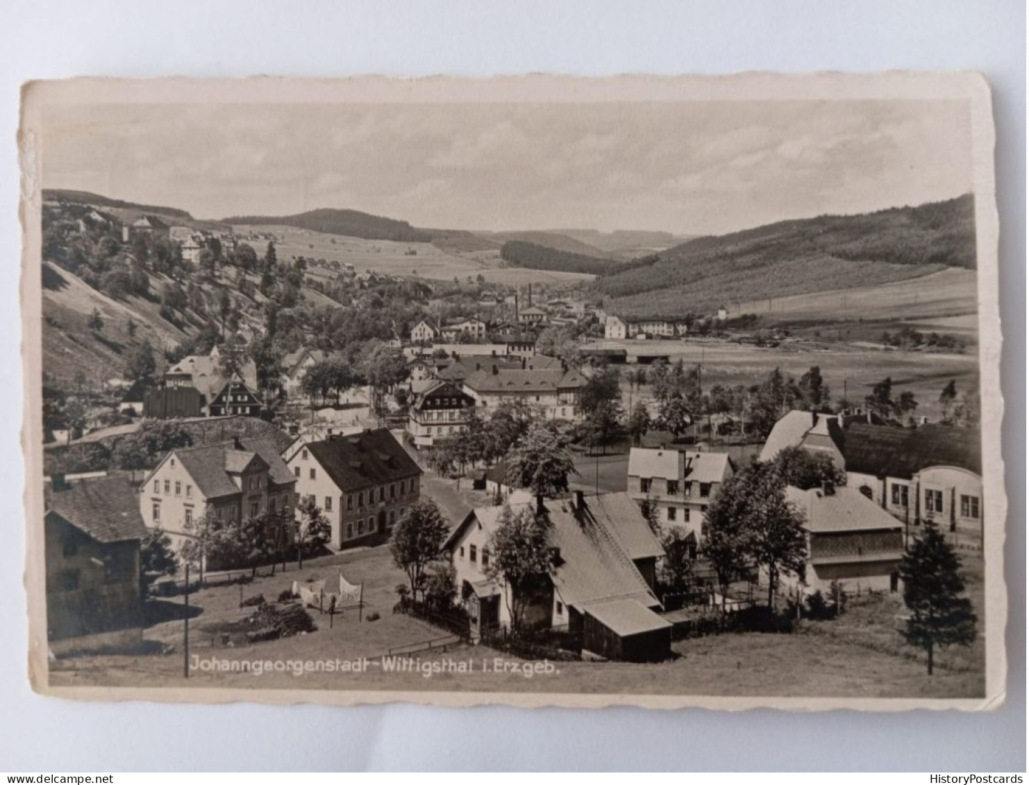 Johanngeorgenstadt-Wittigsthal Im Erzgebirge, Gesamtansicht, 1937 - Johanngeorgenstadt