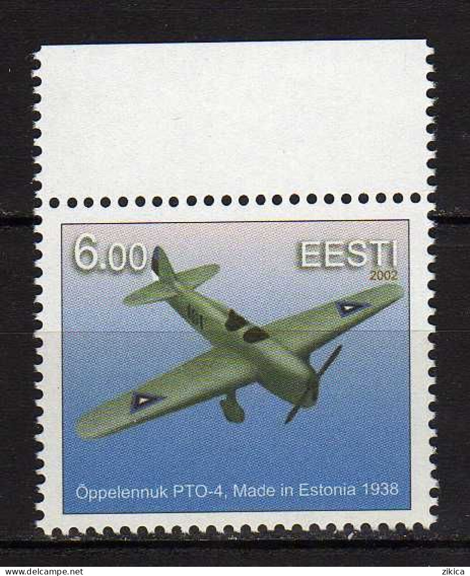 Estonia 2002 PTO-4 Training Aircraft. MNH** - Estland