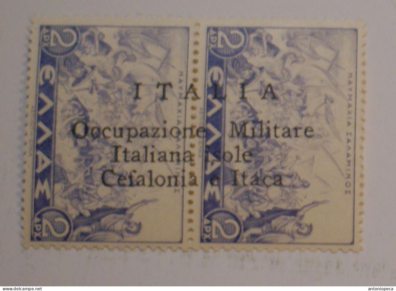ITALIA, OCCUPAZIONI, ITACA, 1941 , FRANCOBOLLI DI GRECIA  2 D  MNH** - Cefalonia & Itaca