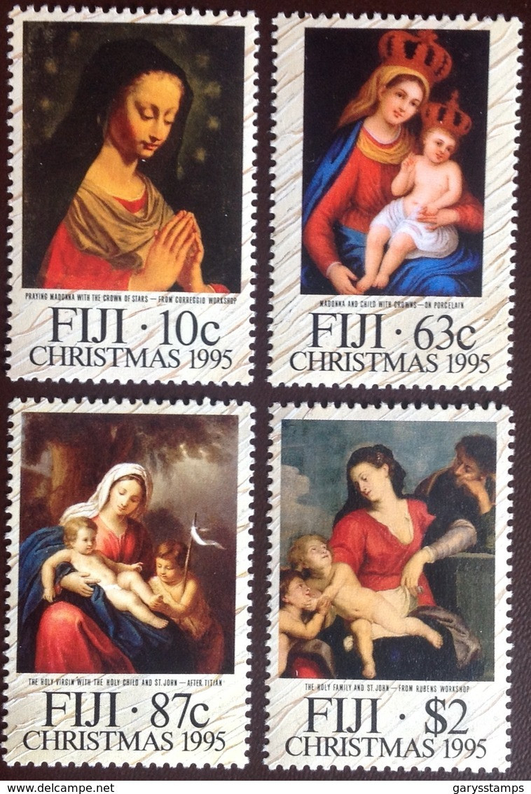 Fiji 1995 Christmas Paintings MNH - Fiji (1970-...)