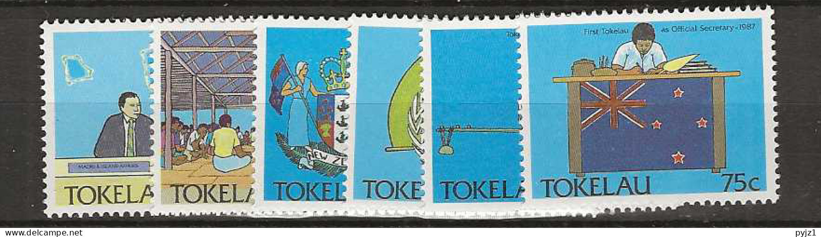1988 MNH Tokelau Mi 153-58 Postfris** - Tokelau