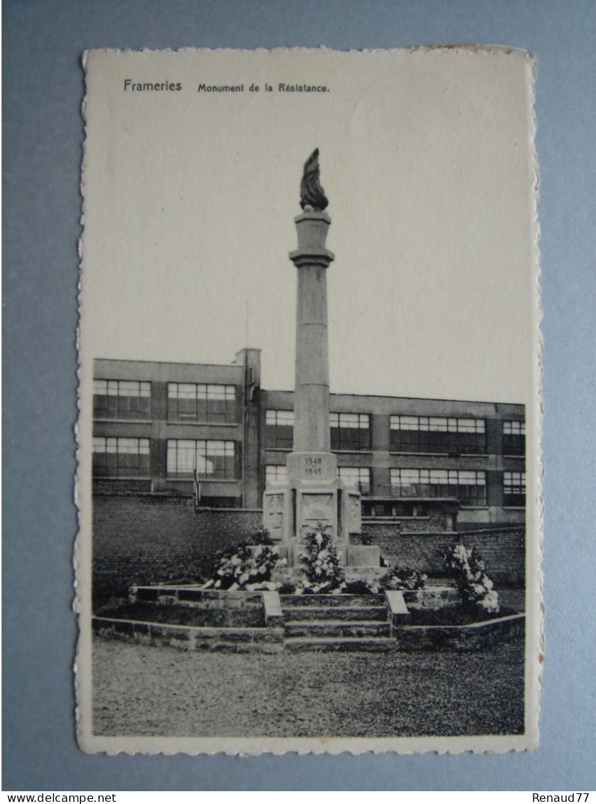 Frameries - Monument De La Résistance - Frameries