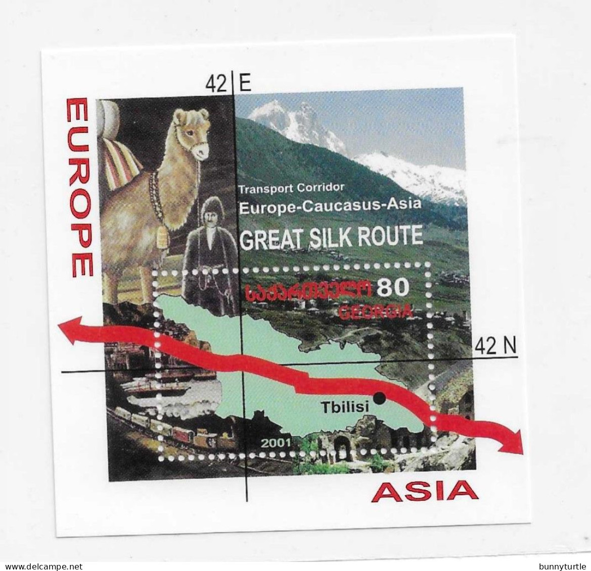 Georgia 2001 Great Silk Route Trade S/S MNH - Géorgie