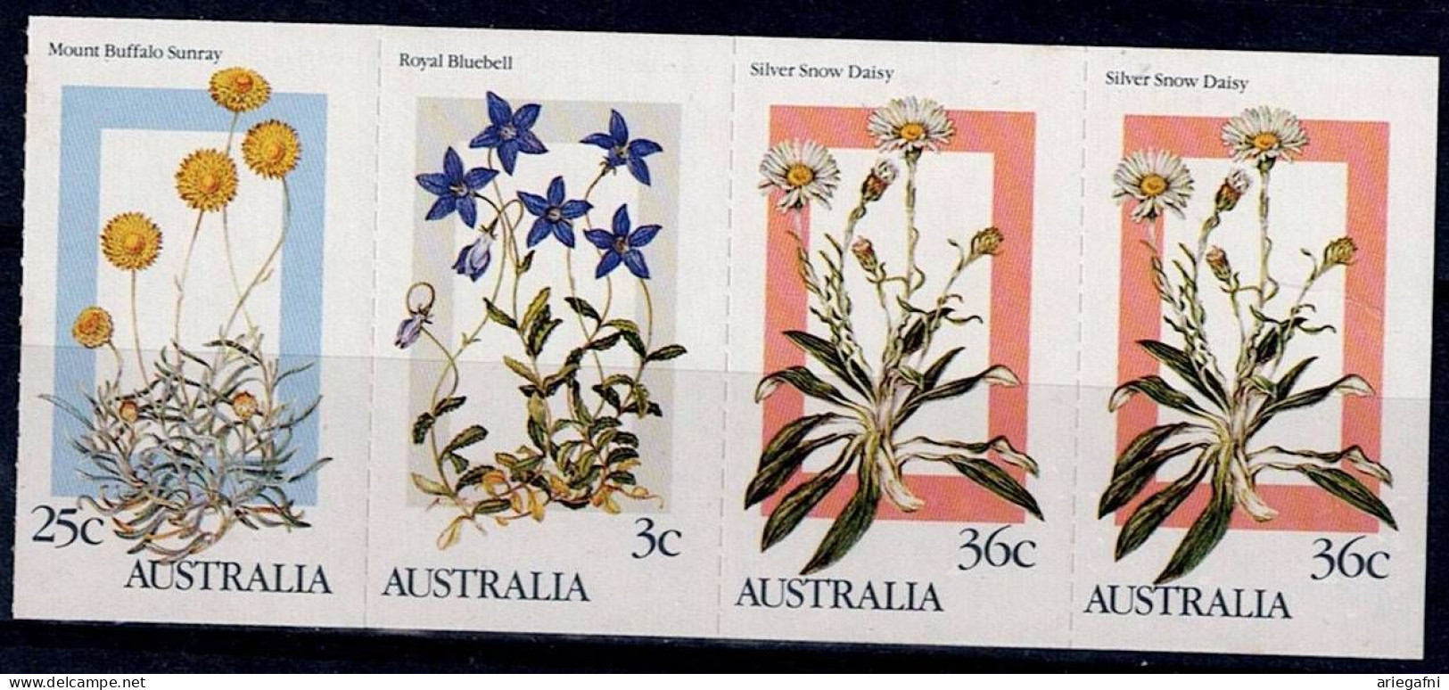 AUSTRALIA 1986 MOUNTAIN FLOWERS MI No 993-6 MNH VF!! - Mint Stamps