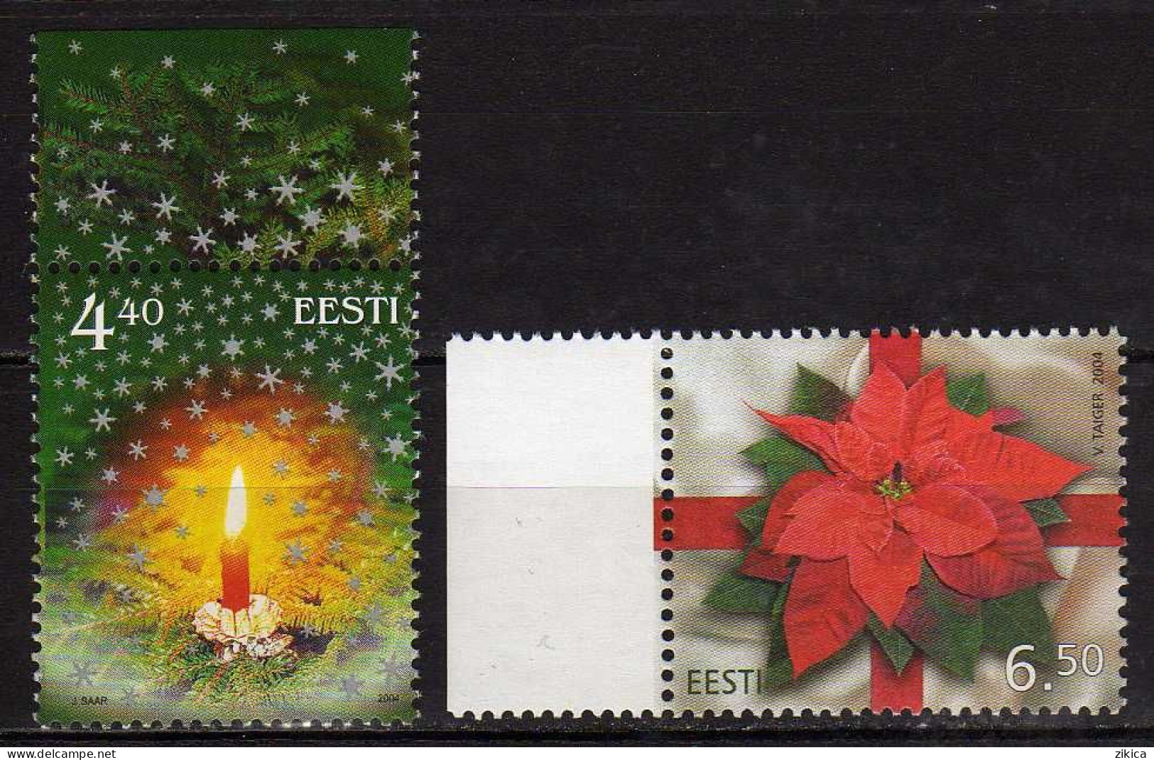 Estonia 2004 Merry Christmas.Navidad.Noel. MNH** - Estland