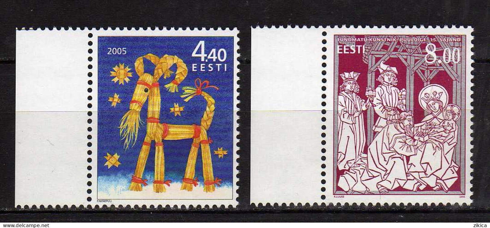 Estonia 2005 Merry Christmas.Celebrations.Navidad.Noel. MNH** - Estland