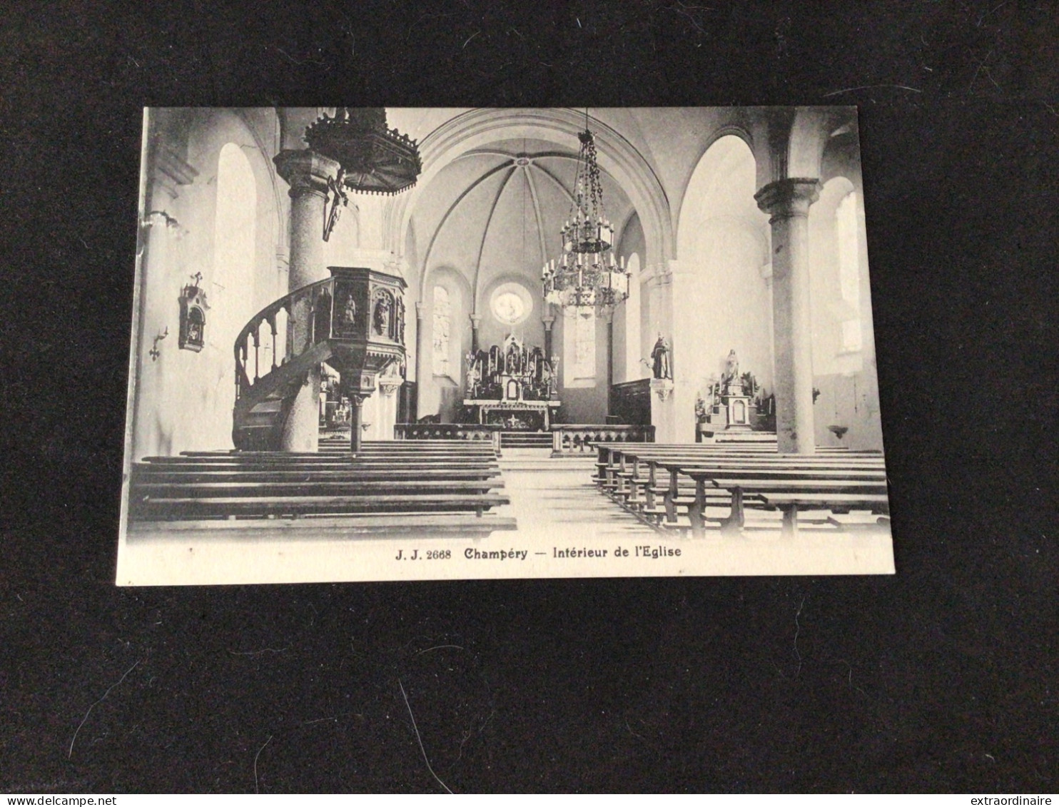 Champéry Intérieur De L’Eglise No. 305 Non Circulée - Champéry