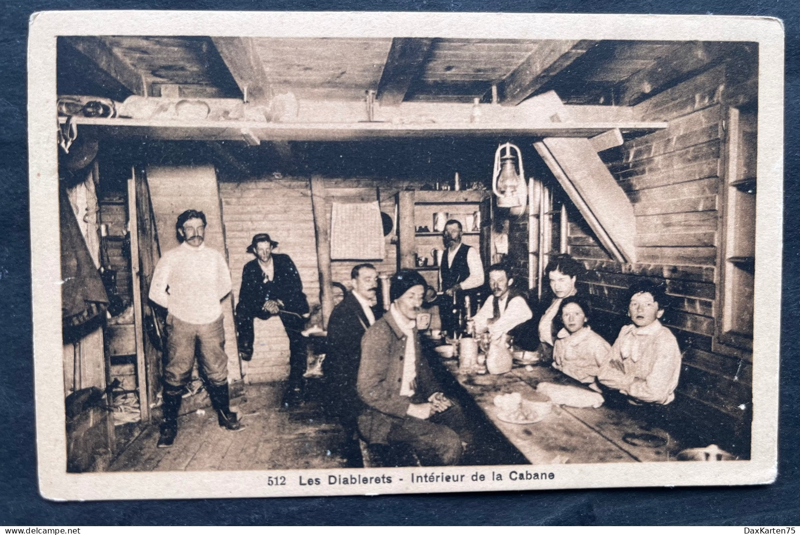 Les Diablerets - Intérieur De La Cabane/ 1920 - Ormont-Dessus 