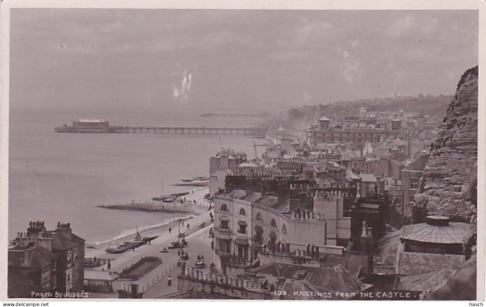 241670Hastings From The Castle. (Photo By Judges)(1910)(see Corners) - Hastings