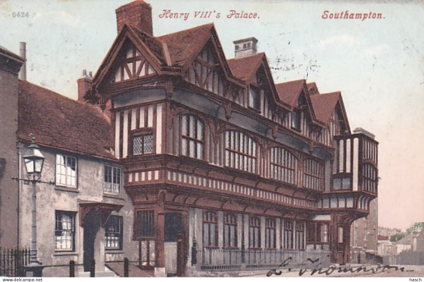 241676Southampton, Henry VIII’s Palace (postmark 1906) - Southampton