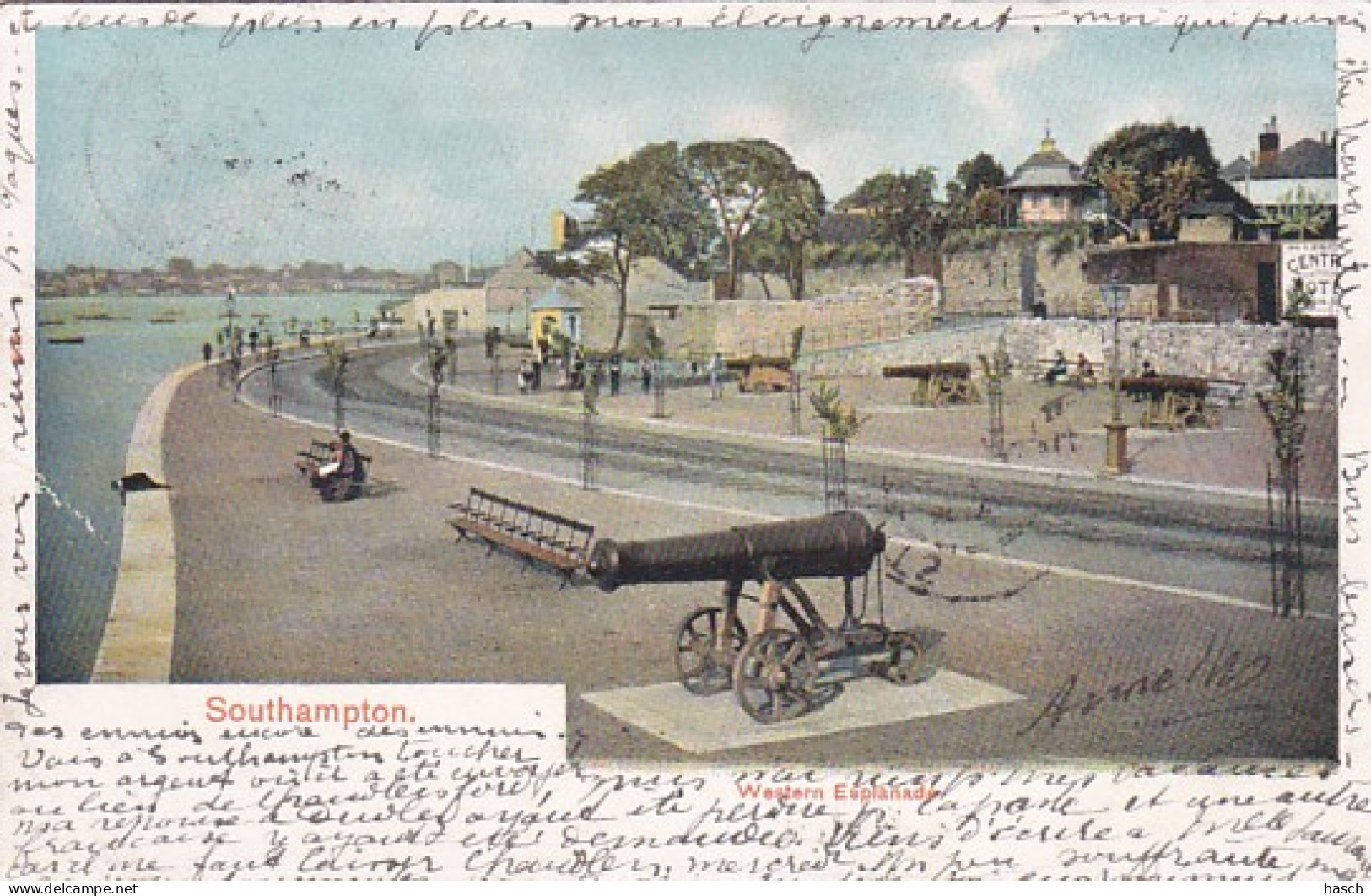 241677Southampton, Western Esplanade (postmark 1903)(see Left Side) - Southampton