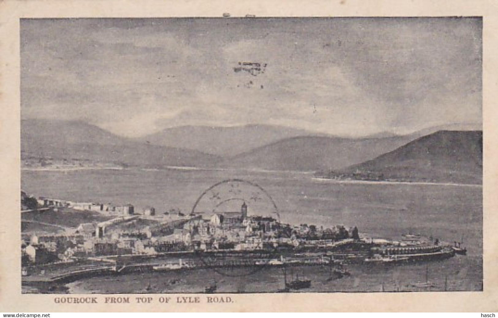 250717Gourock From Top Of Lyle Road. (see Corners) - Renfrewshire
