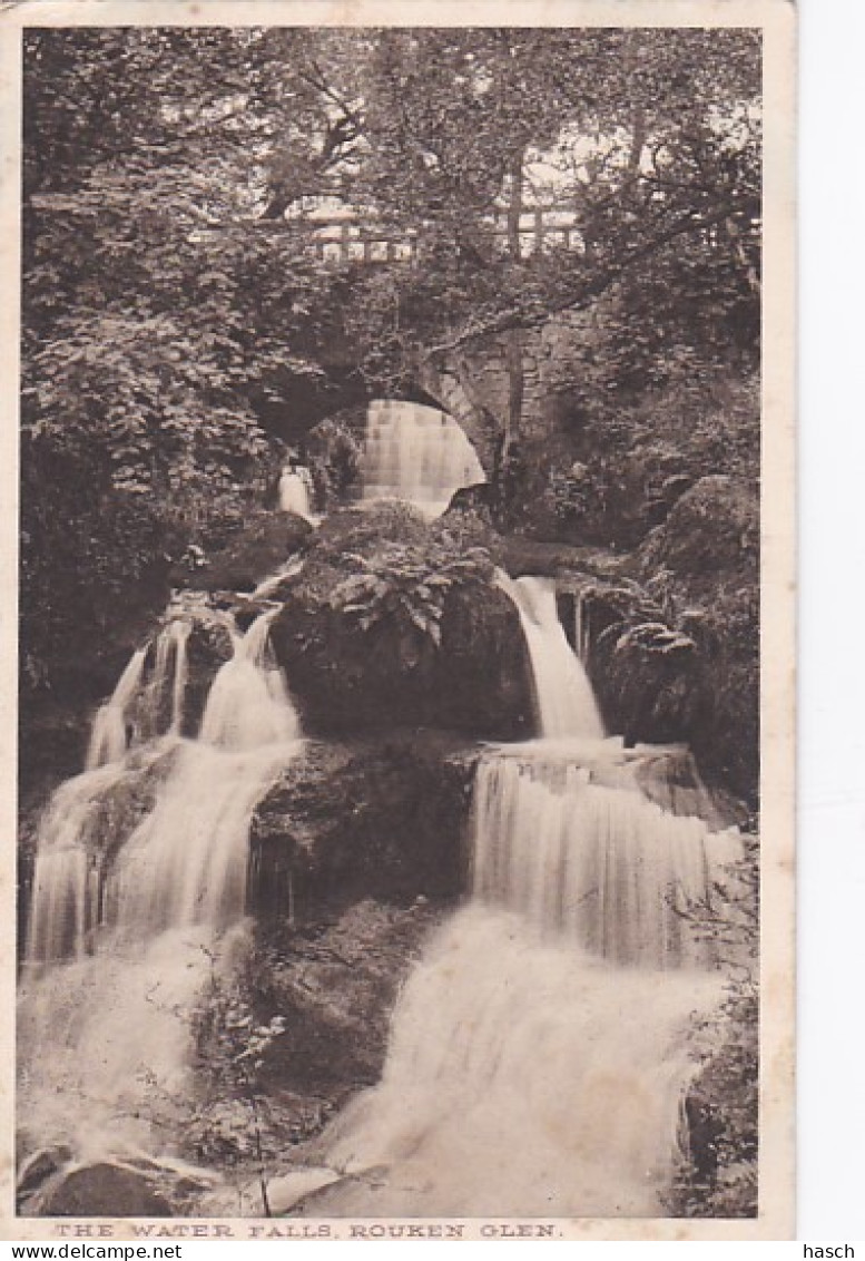 250781Rouken Glen, The Water Falls. (see Corners) - Lanarkshire / Glasgow