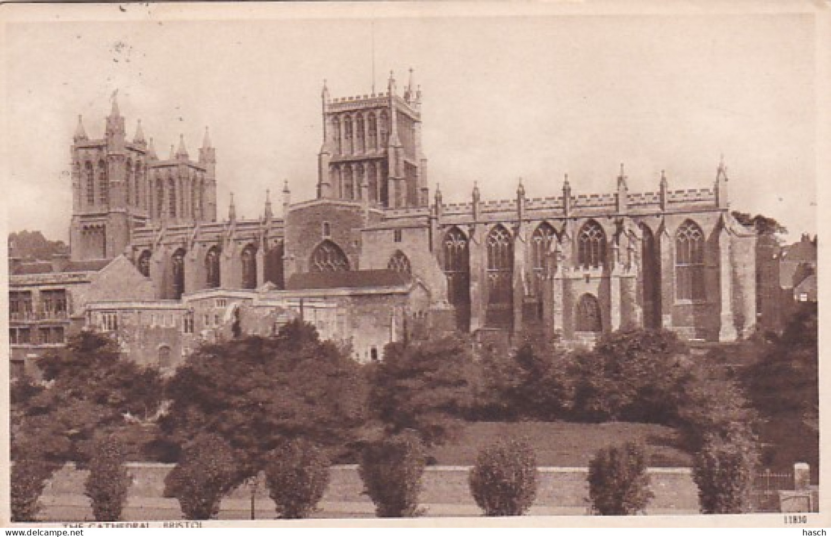 2416116Bristol, The Cathedral 1946 (see Corners) - Bristol