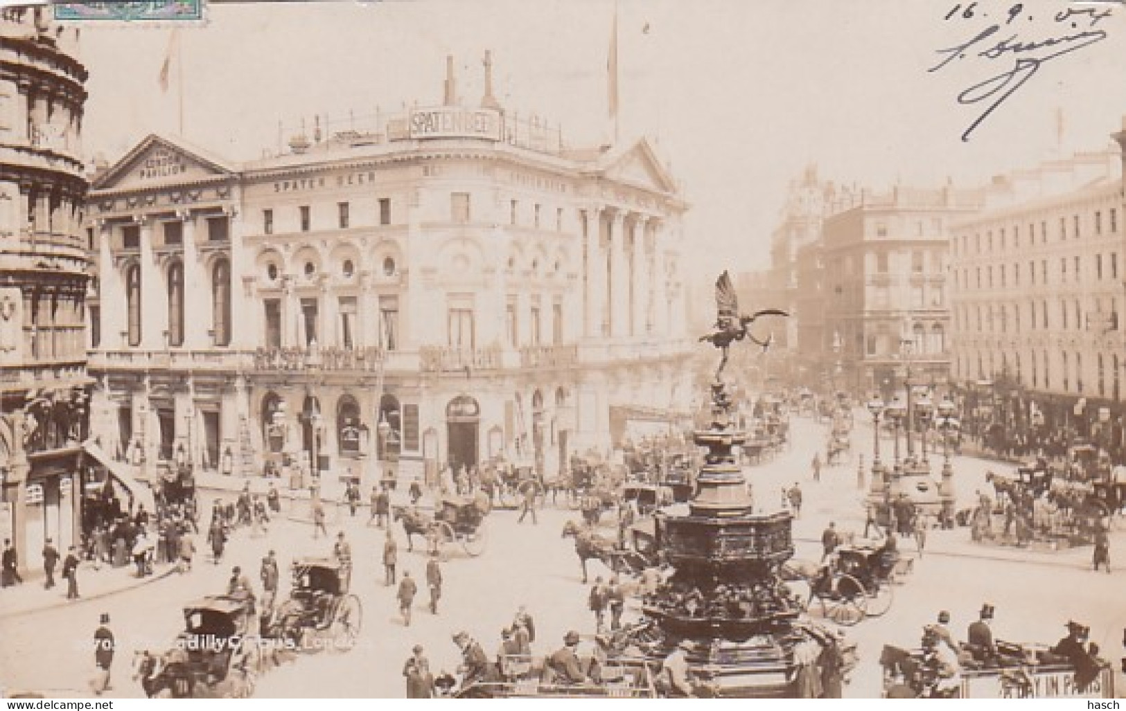 2416131London, Piccadilly Circus 1904 (the Photochrom Co.) - Piccadilly Circus