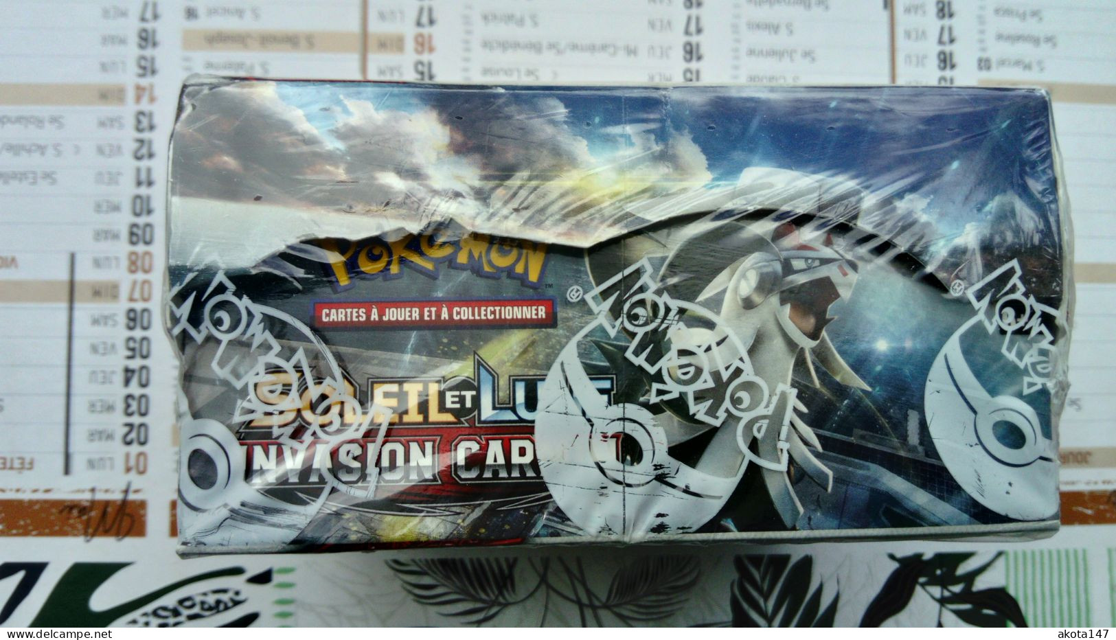 Display Pokemon Soleil Et Lune Invasion Carmin Scellé D'origine - 36 Boosters - Soleil & Lune