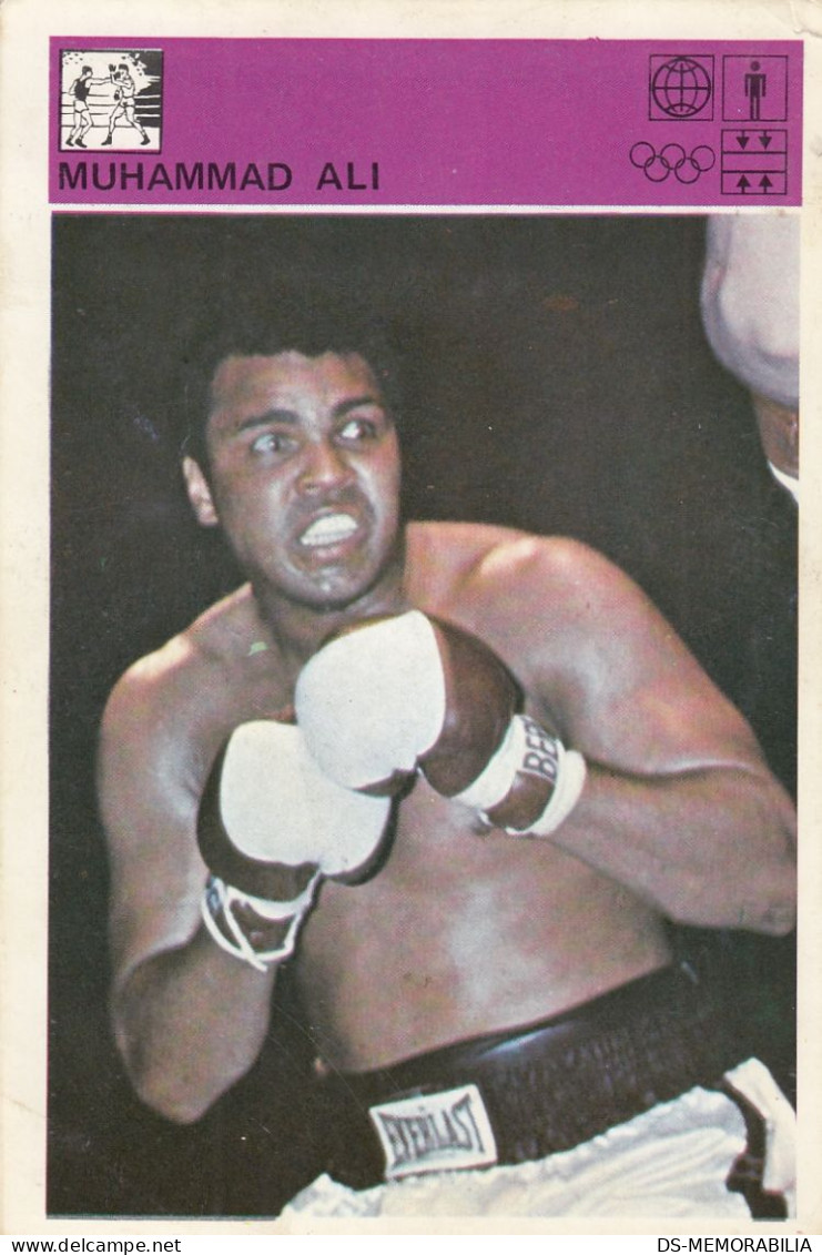 Muhammad Ali USA Boxing Trading Card Svijet Sporta - Boksen
