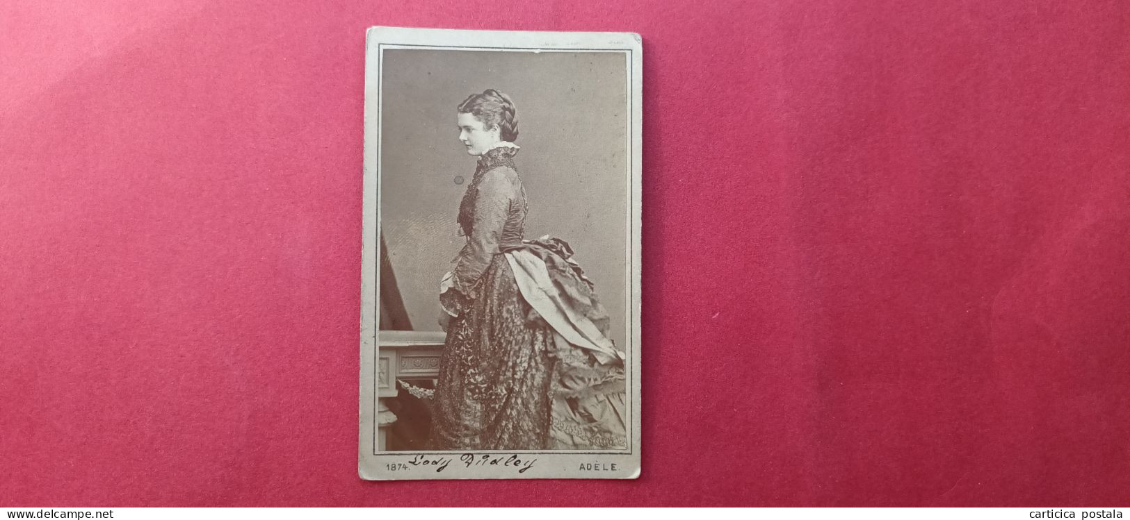 Georgina Elizabeth Ward Countess Of Dudley CDV Photo Studio Adele Viena - Buckingham Palace