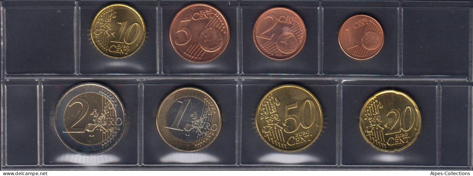 AUX2002.2 - SERIE AUTRICHE - 2002 - 1 Cent à 2 Euros - Austria