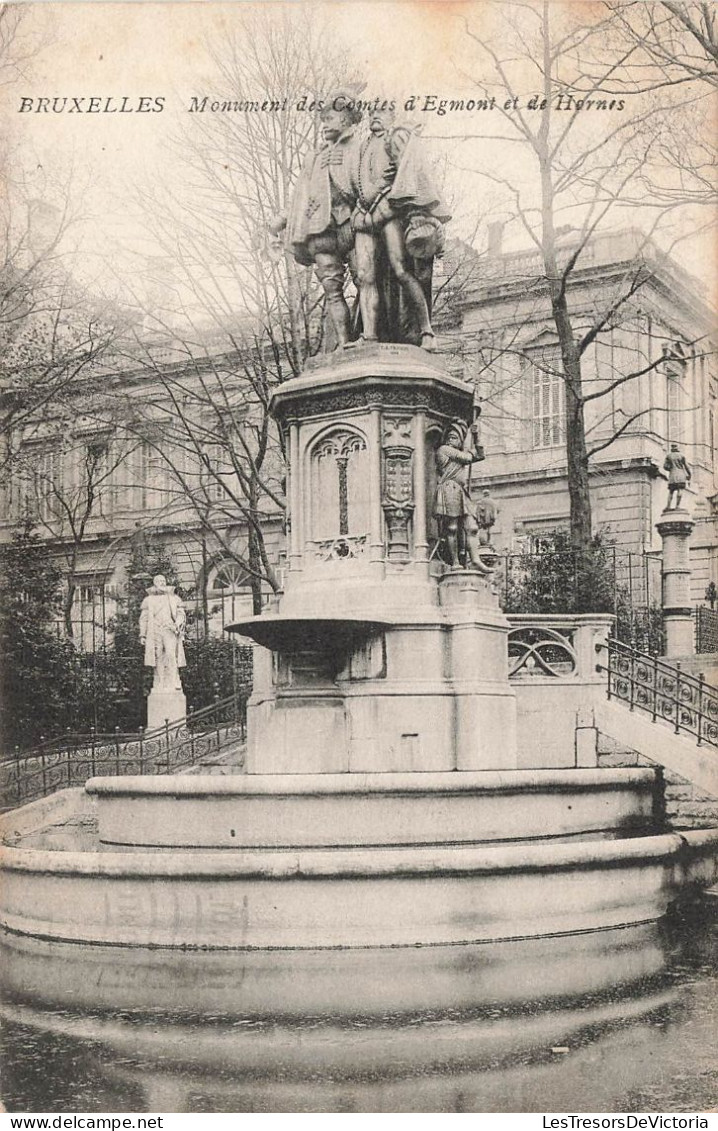 BELGIQUE - Bruxelles - Monument Des Comtes D'Egmont Et De Hornes - Carte Postale Ancienne - Monumenten, Gebouwen