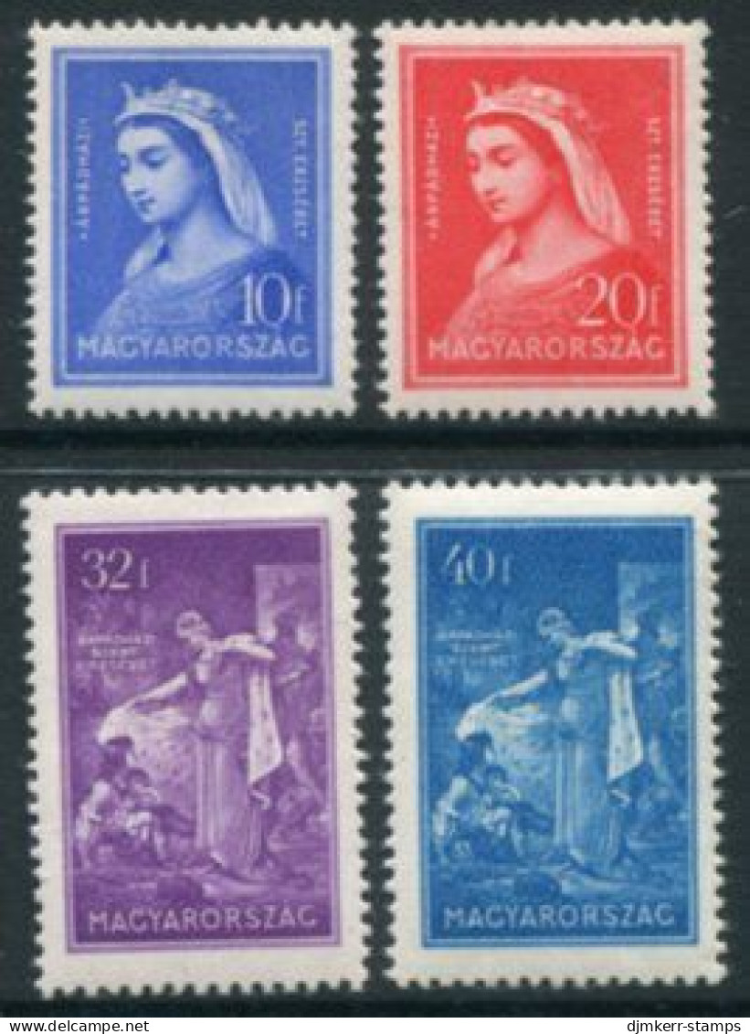 HUNGARY 1932 St.Elizabeth 700th Anniversary MNH / **.  Michel 480-83 - Unused Stamps