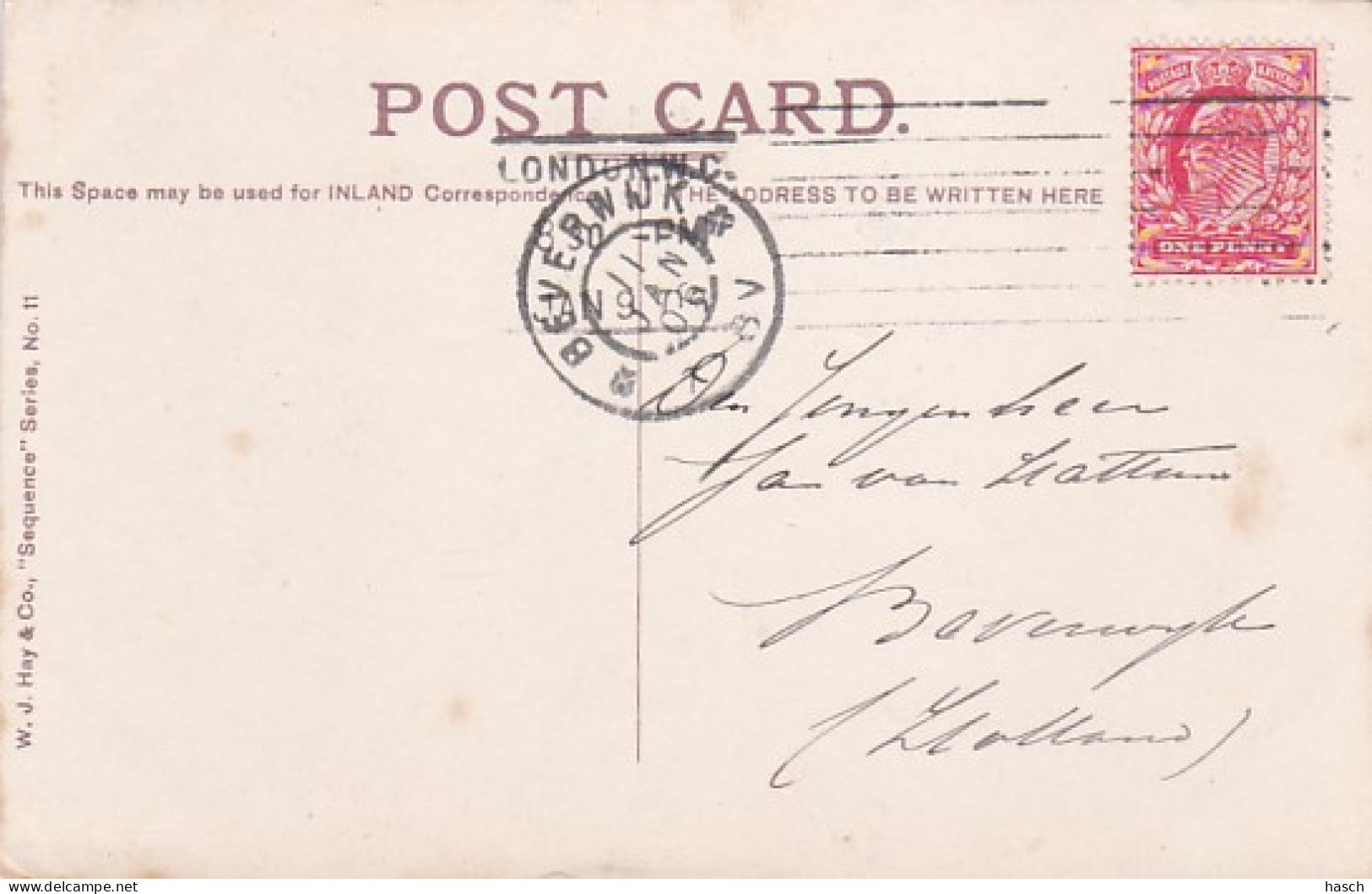 251154London, House Of Lords. (postmark 1906)(see Corners) - Houses Of Parliament