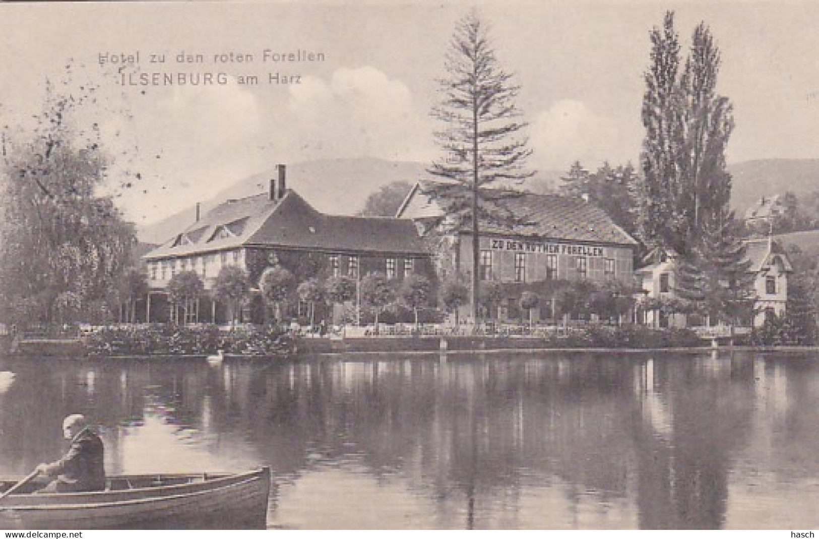 2511226Ilsenburg Am Harz, Hotel Zu Den Roten Forellen 1913 - Ilsenburg