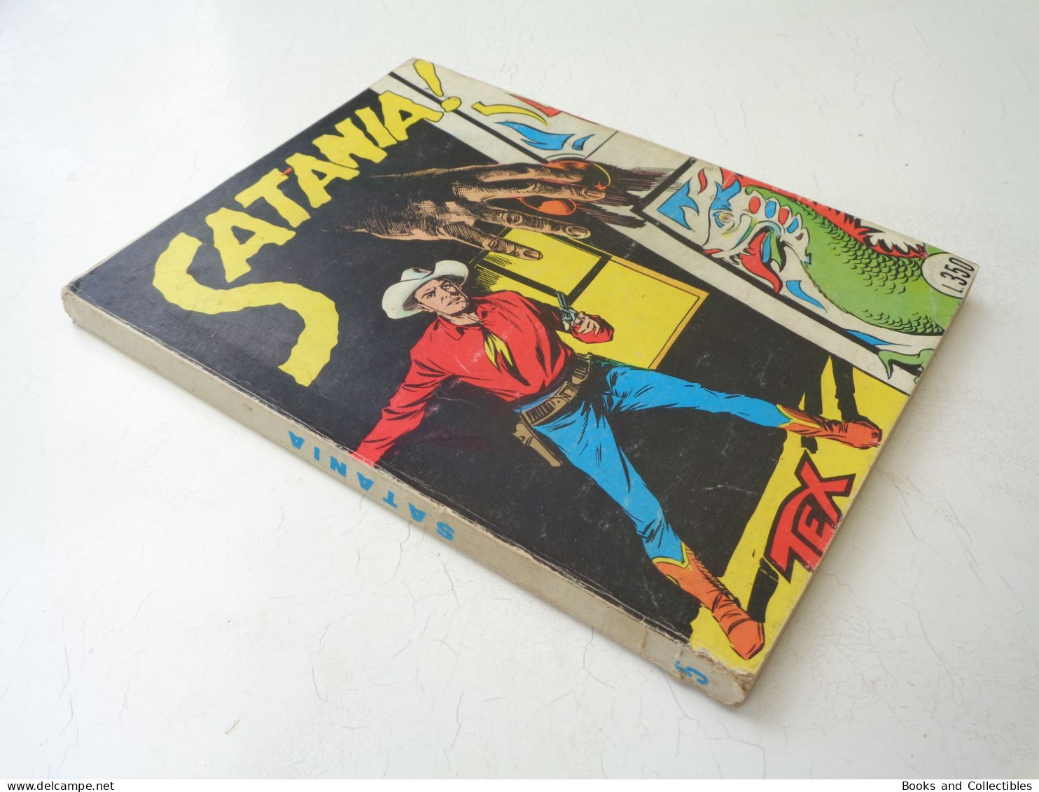 TEX GIGANTE N. 5 - SATANIA! - Edizioni Araldo, Luglio 1964 - Lire 350 - Tex