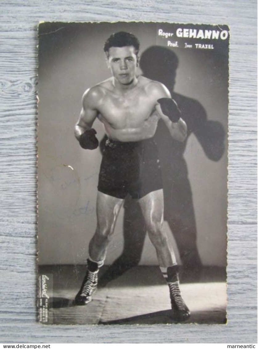 Carte Photo Boxeur - Roger Gehanno - Boxing