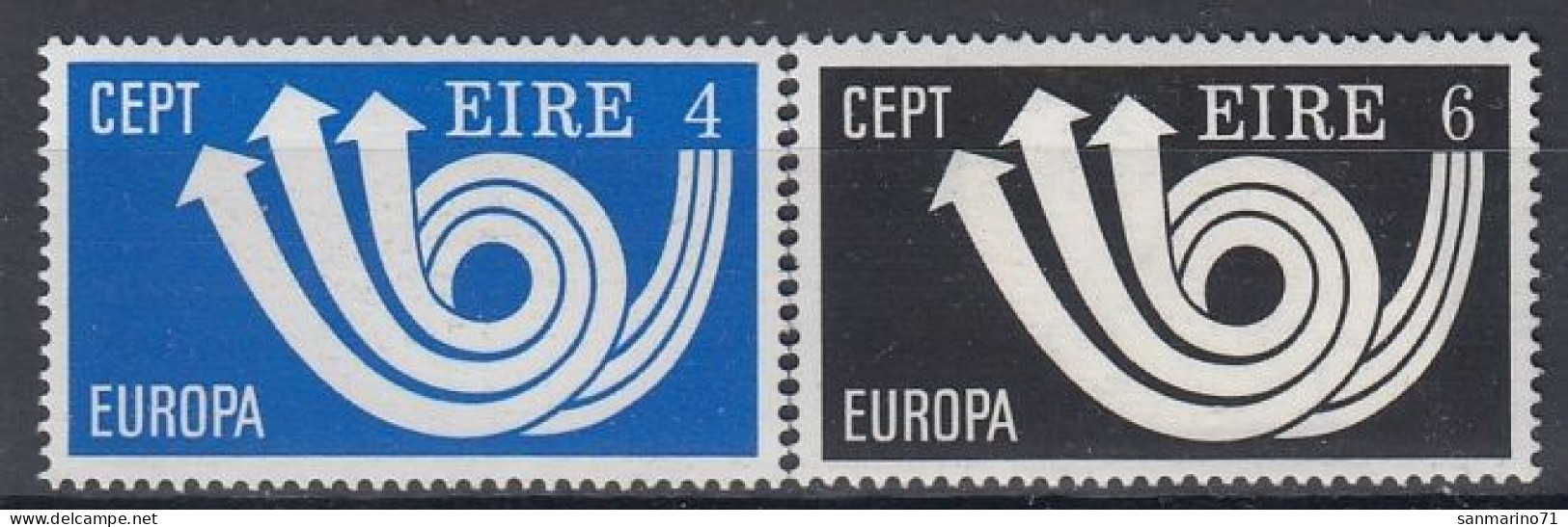IRELAND 289-290,unused - 1973