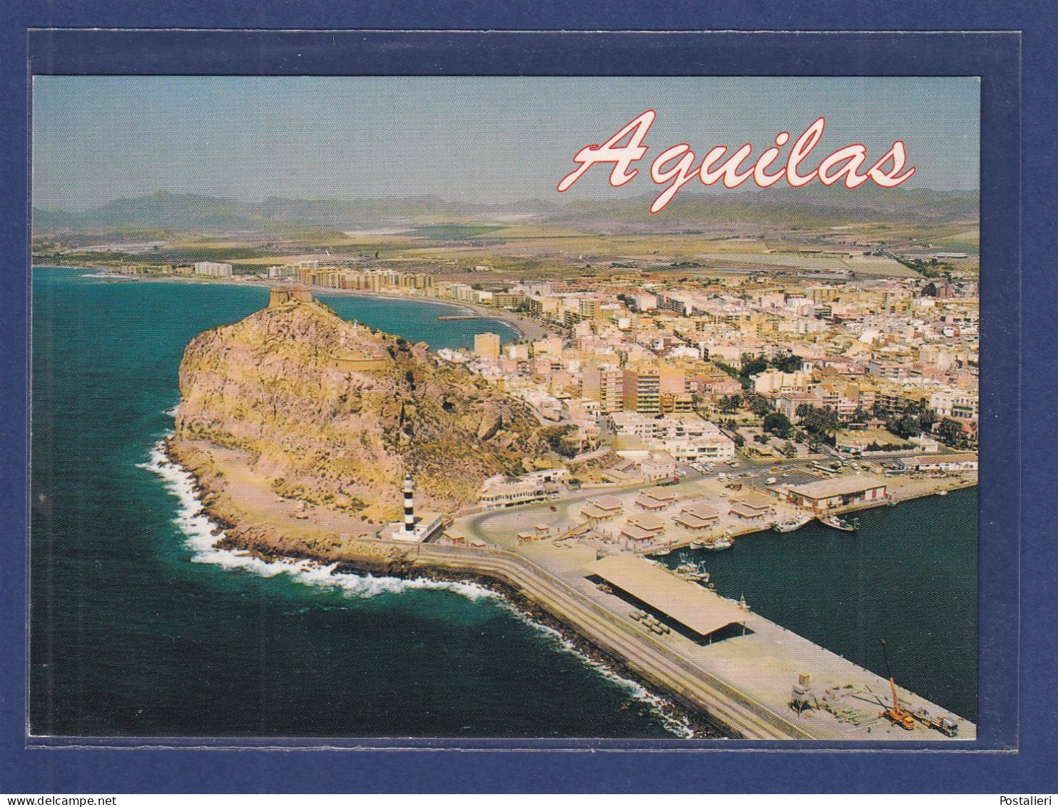 ESPAGNE - AGUILAS (Murcia) N.º 621 - Aéra Del Castillo Y Centro De Aguilas - Murcia