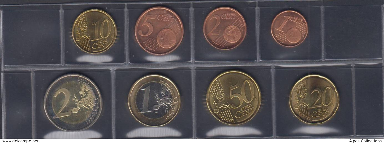ETX2011.3 - SERIE ESTONIE - 2011 - 1 Cent à 2 Euros - Estonie