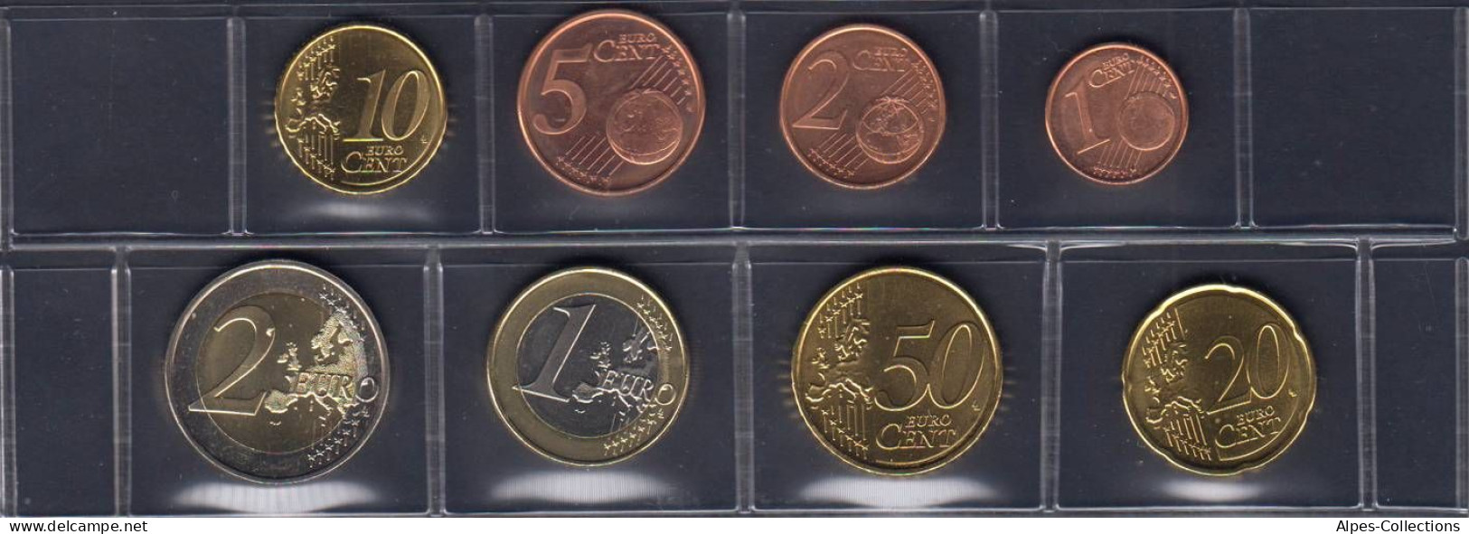 FIX2008.3 - SERIE FINLANDE - 2008 - 1 Cent à 2 Euros - Finlandia