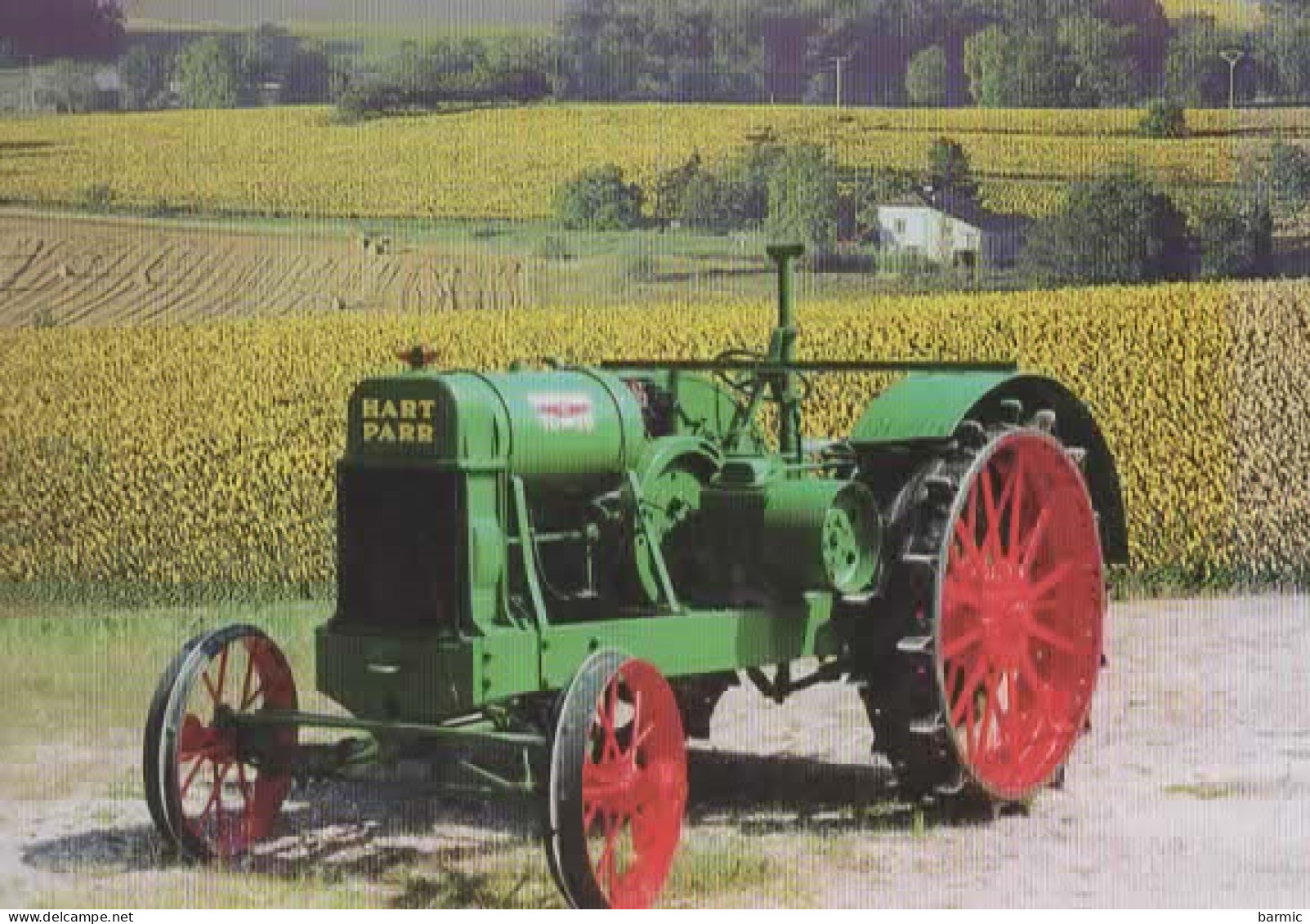 TRACTEUR AMERICAIN, HART PARR 1919 COULEUR  REF 14583 - Tractors