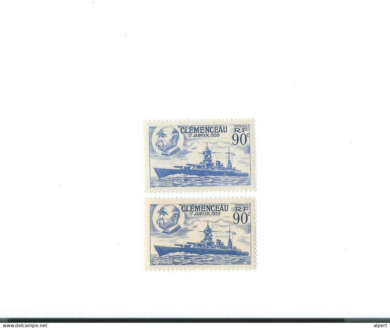 425 C Outremer Foncé - 1 Normal Livré - Unused Stamps