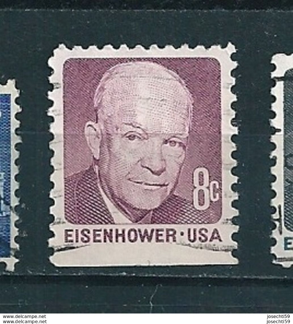 N°922 Dwight D. Eisenhower 8 Ct  USA Oblitéré 1971 Stamp Etats Unis D'Amérique Timbre USA - Gebruikt