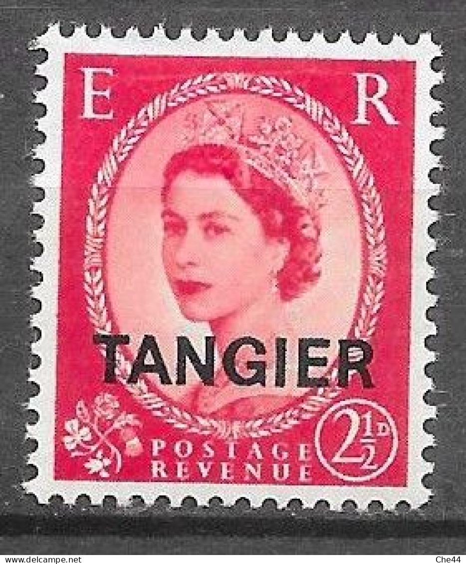 Bureaux Anglais : Tanger : Elisabeth II : N°60 Chez YT. - Bureaux Au Maroc / Tanger (...-1958)