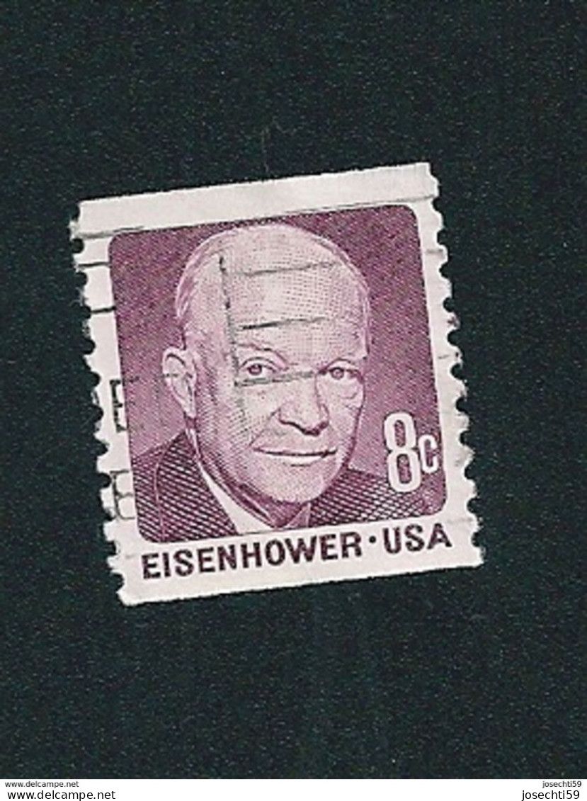 N°922 Dwight D. Eisenhower 8 Ct  USA Oblitéré 1971 Stamp Etats Unis D'Amérique Timbre USA - Oblitérés