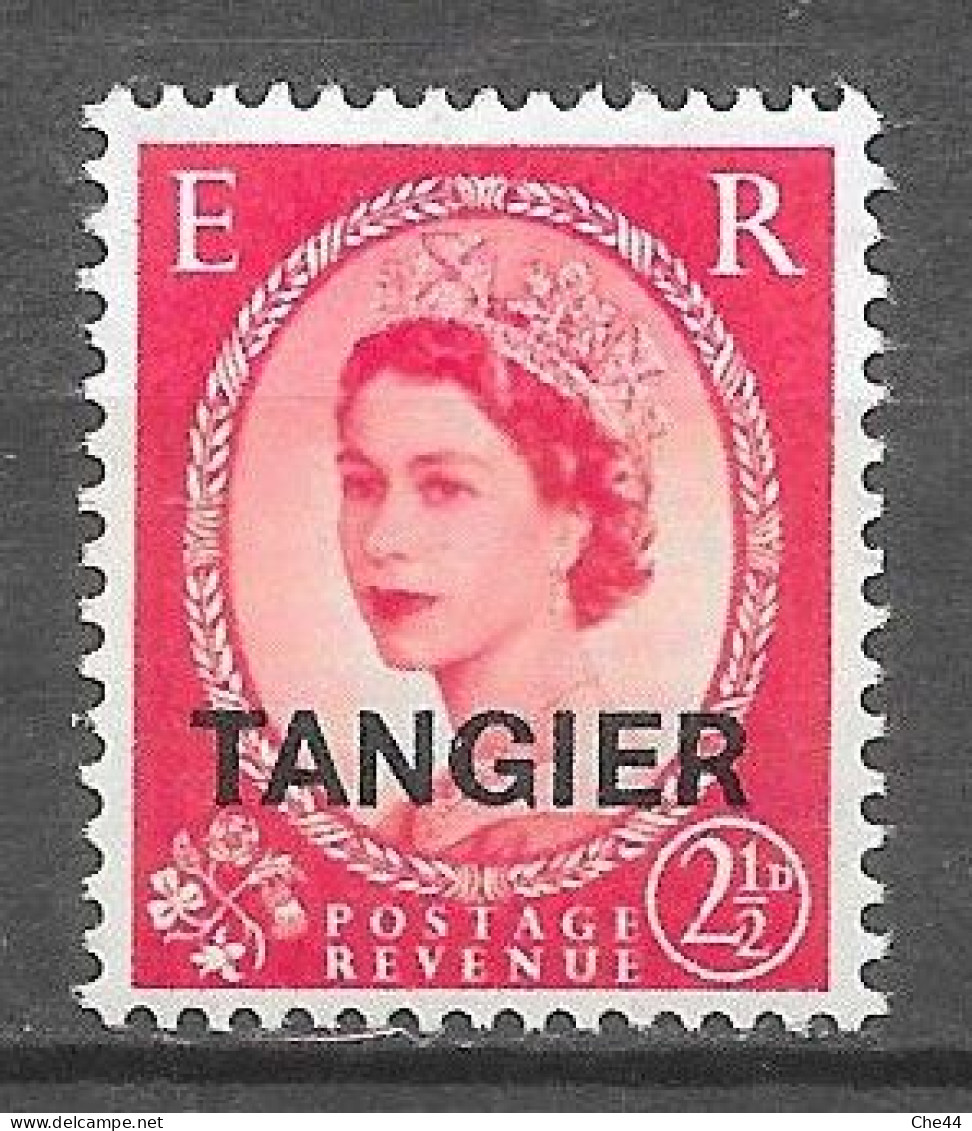 Bureaux Anglais : Tanger : Elisabeth II : N°60 Chez YT. - Morocco Agencies / Tangier (...-1958)