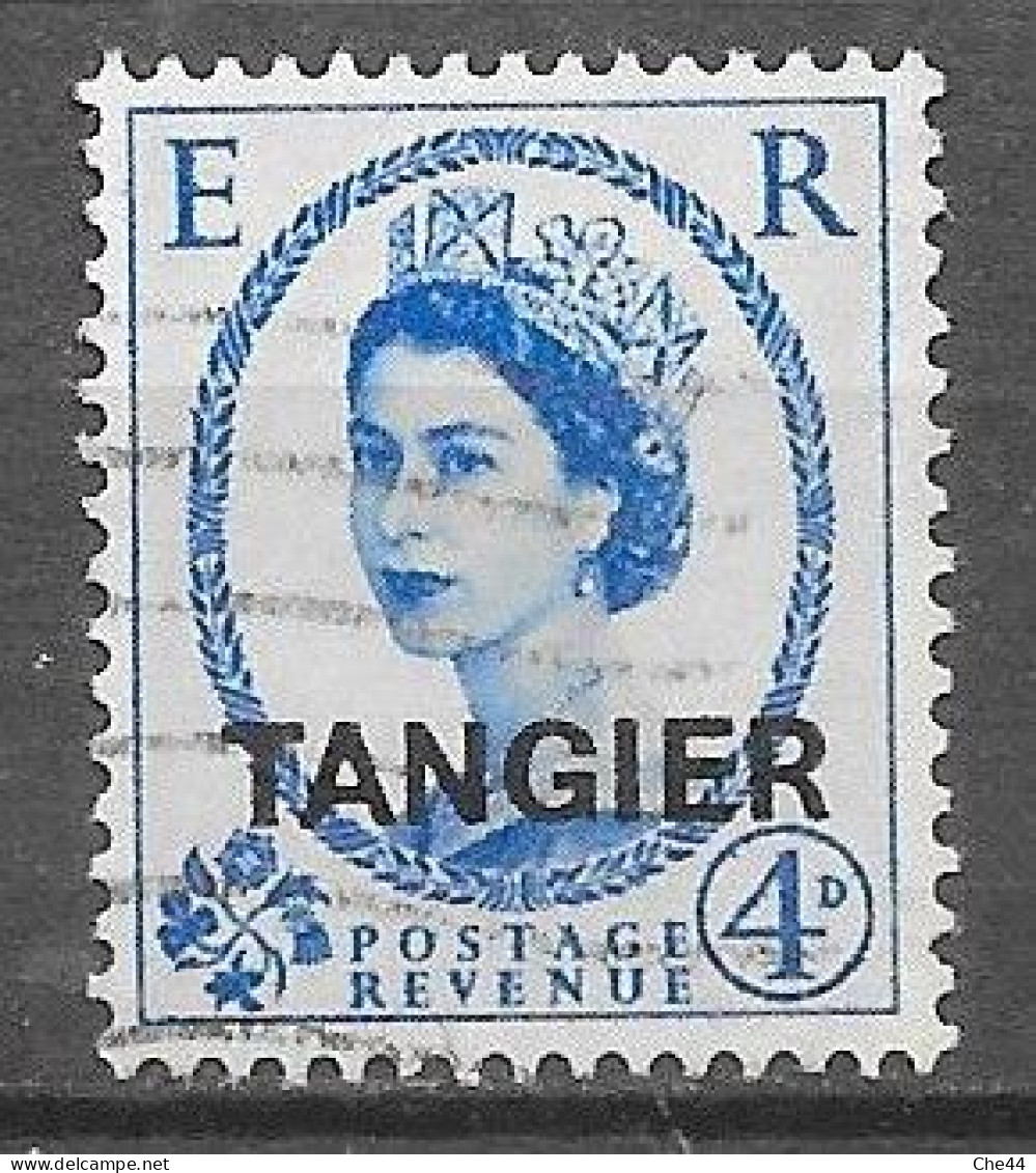 Bureaux Anglais : Tanger : Elisabeth II : N°61A Chez YT. - Morocco Agencies / Tangier (...-1958)