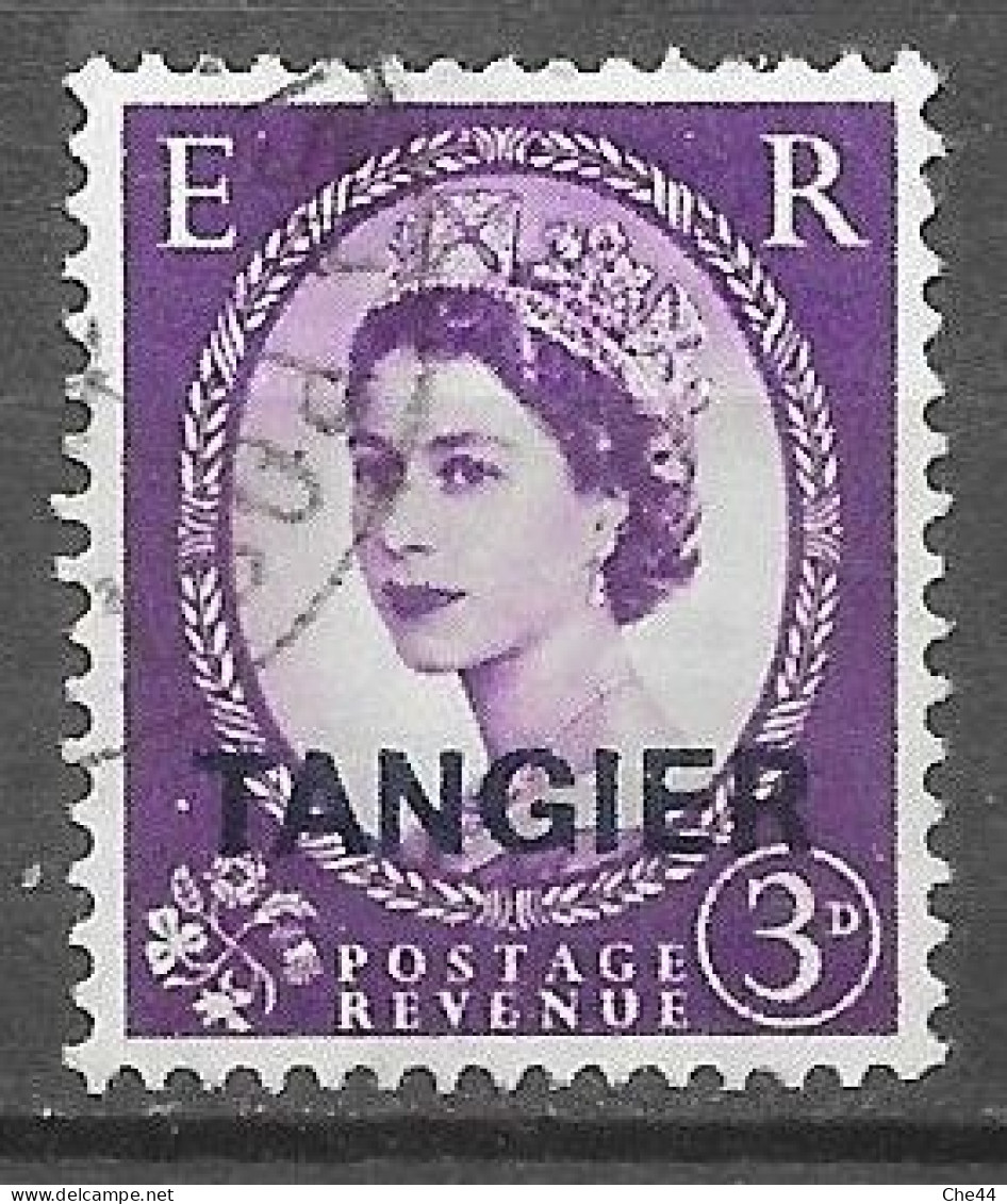 Bureaux Anglais : Tanger : Elisabeth II : N°61 Chez YT. - Morocco Agencies / Tangier (...-1958)